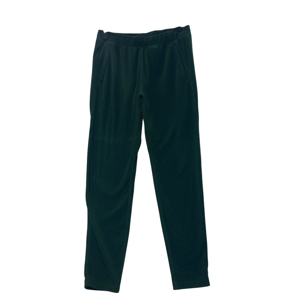 Eddie Bauer Mens Medium Fleece Jogger Sweatpants Dark Green Outdoor Lounge Pants